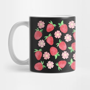 Strawberry floral pattern Mug